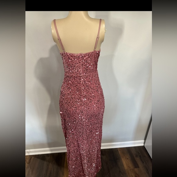 Dress size medium women prom formal evening special occasion pink corset new - Picture 6 of 9